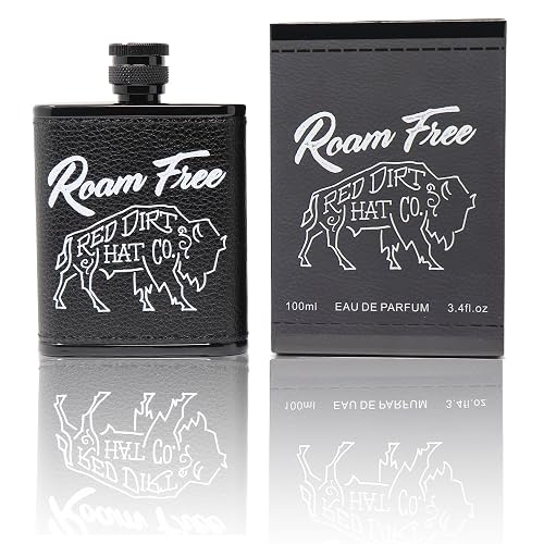 Red Dirt Hat Company Roam Free Cologne for Men - Bold Men's Perfume with Bergamot & Lemon Notes - Men's Body Spray Cologne, Eau de Parfum Fragrance Beauty & Personal Care Red Dirt Hat Company
