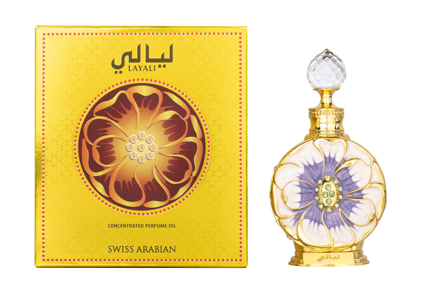 Swiss Arabian Layali - Luxury Products From Dubai - Long Lasting And Addictive Personal Perfume Oil Fragrance - A Seductive Signature Aroma - 0.5 Oz Beauty & Personal Care Swiss Arabian