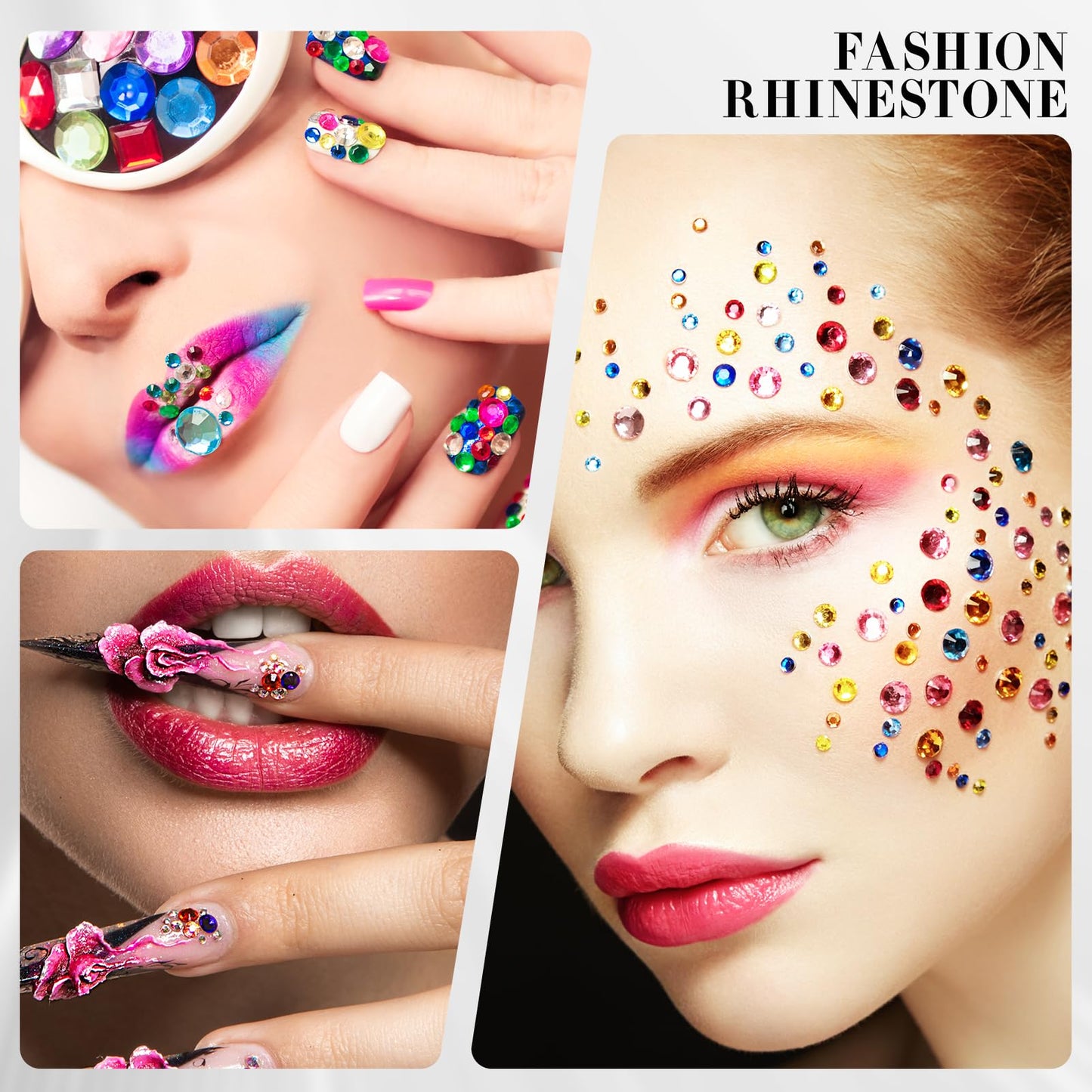 Novani 3000 Pieces Rhinestones Flat Back Crystal Leopard Round Glass Gems for Nail Art DIY Crafts,SS20,4.6-4.8mm Beauty and Personal Care novani