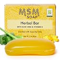 At Last Naturals MSM Soap Bar Body Soap for Men and Women Fine Line Wrinkle Reduction Herbal Moisturizer with Aloe Vera Vitamin E Essential Oils Deep Beauty & Personal Care At Last Naturals