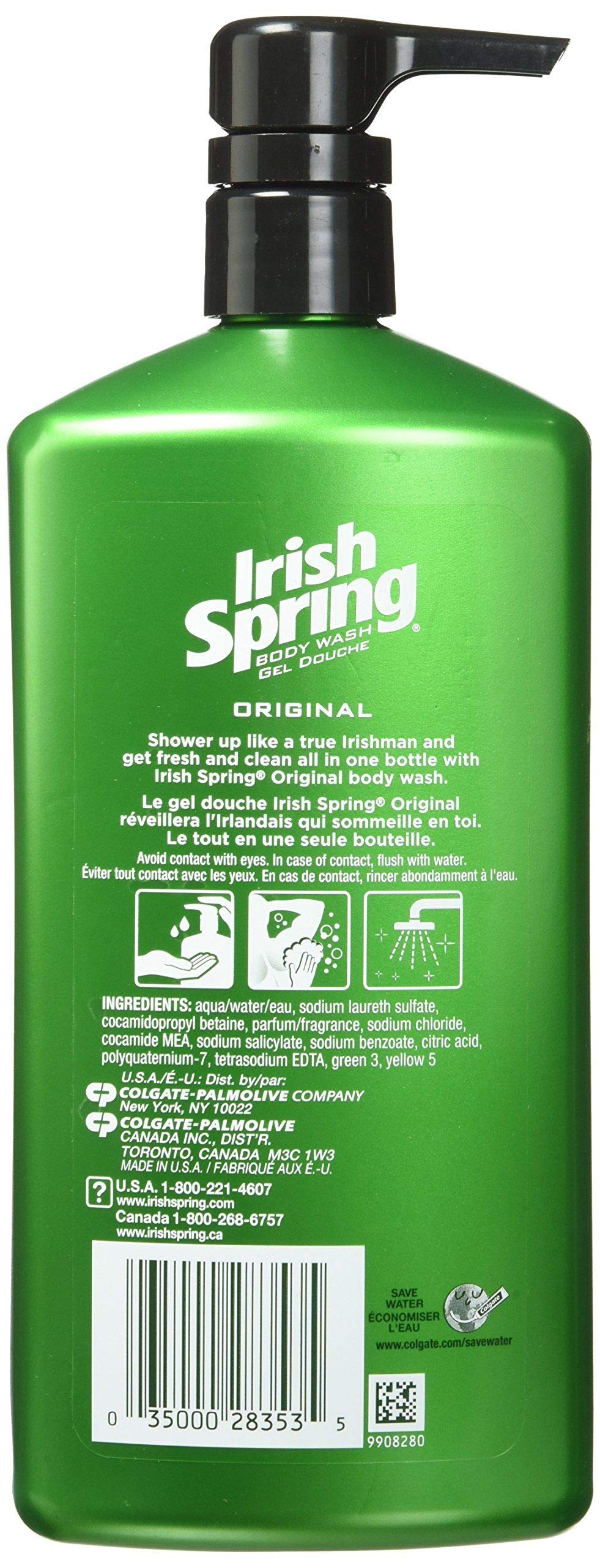 Irish Spring Men's Body Wash Pump, Original - 32 Fluid Ounce Beauty & Personal Care Irish Spring