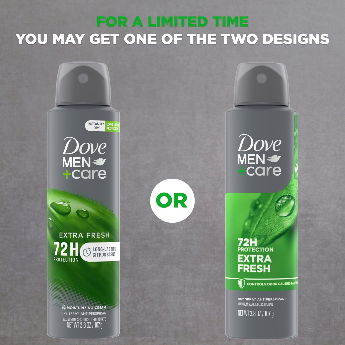 Dove Men+Care Antiperspirant Deodorant Dry Spray For Men Extra Fresh 72-hour Sweat and Odor protection With Triple Defense Technology 3.8 oz Beauty and Personal Care Dove