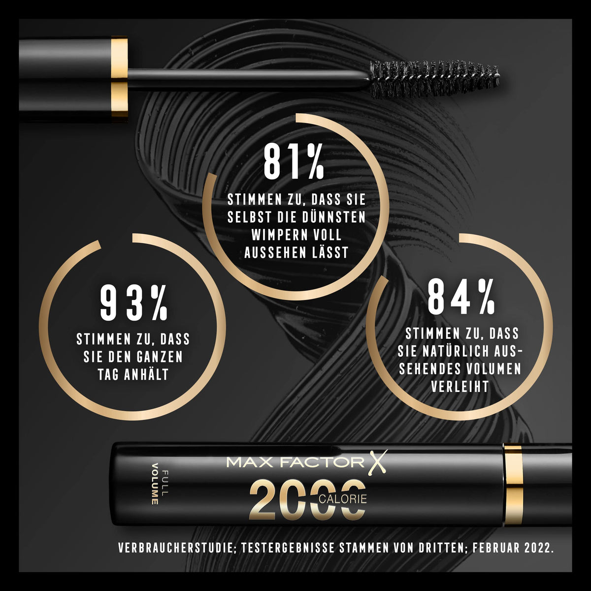 Max Factor 2000 Calorie Mascara Dramatic Volume, Black Brown