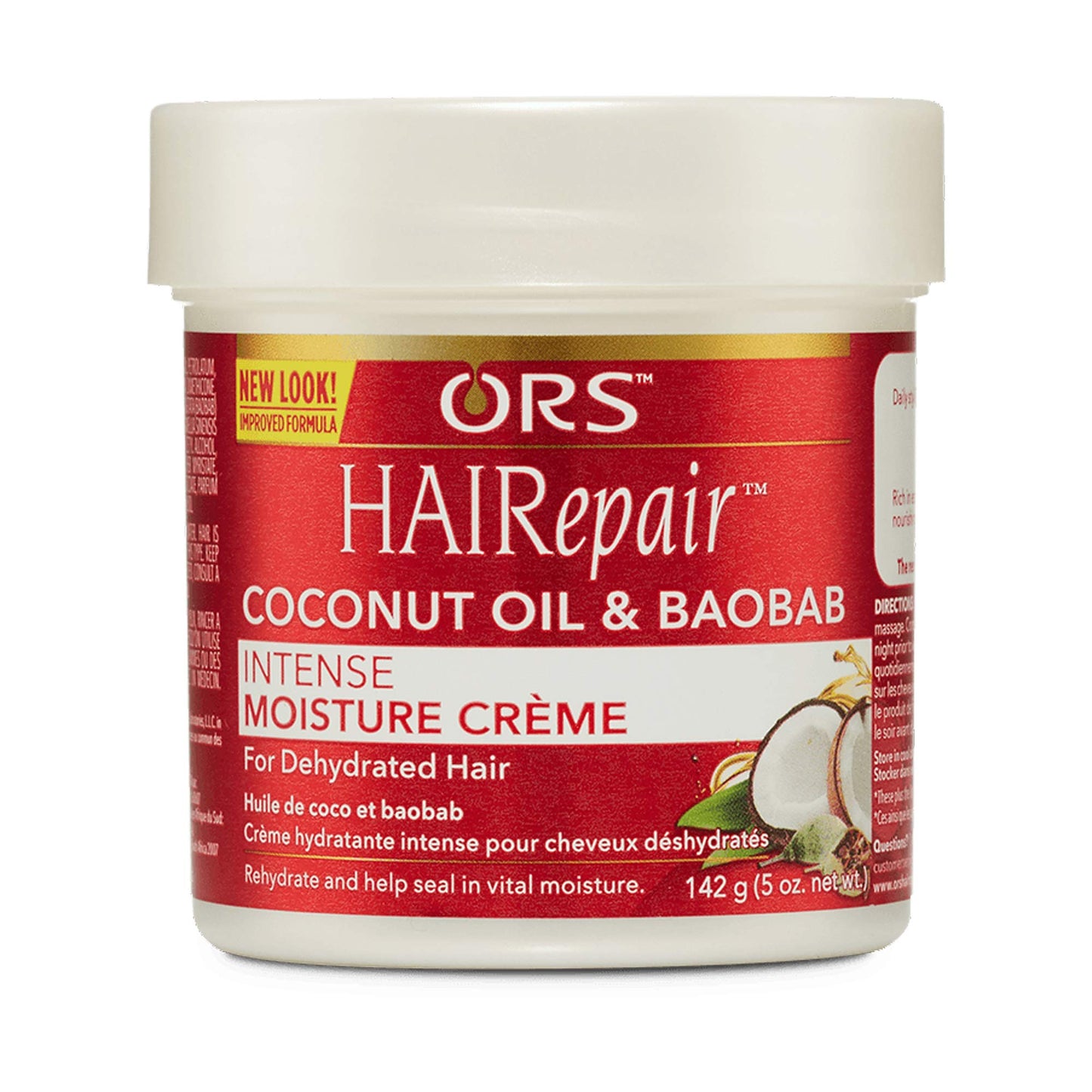 ORS HAIRepair Coconut Oil & Baobab Intense Moisture Creme for Dehydrated Hair 5 oz Beauty & Personal Care ORS