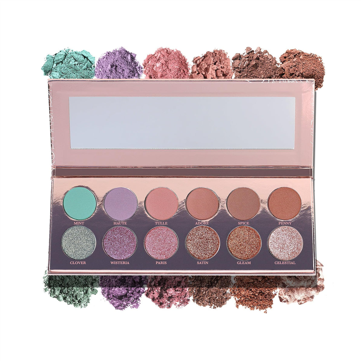 Girlactik The Essential Palette Volume 2 - 12-Color Eyeshadow Palette with Matte & Metallic Shades, Cruelty-Free, Paraben & Sulfate Free, Professional