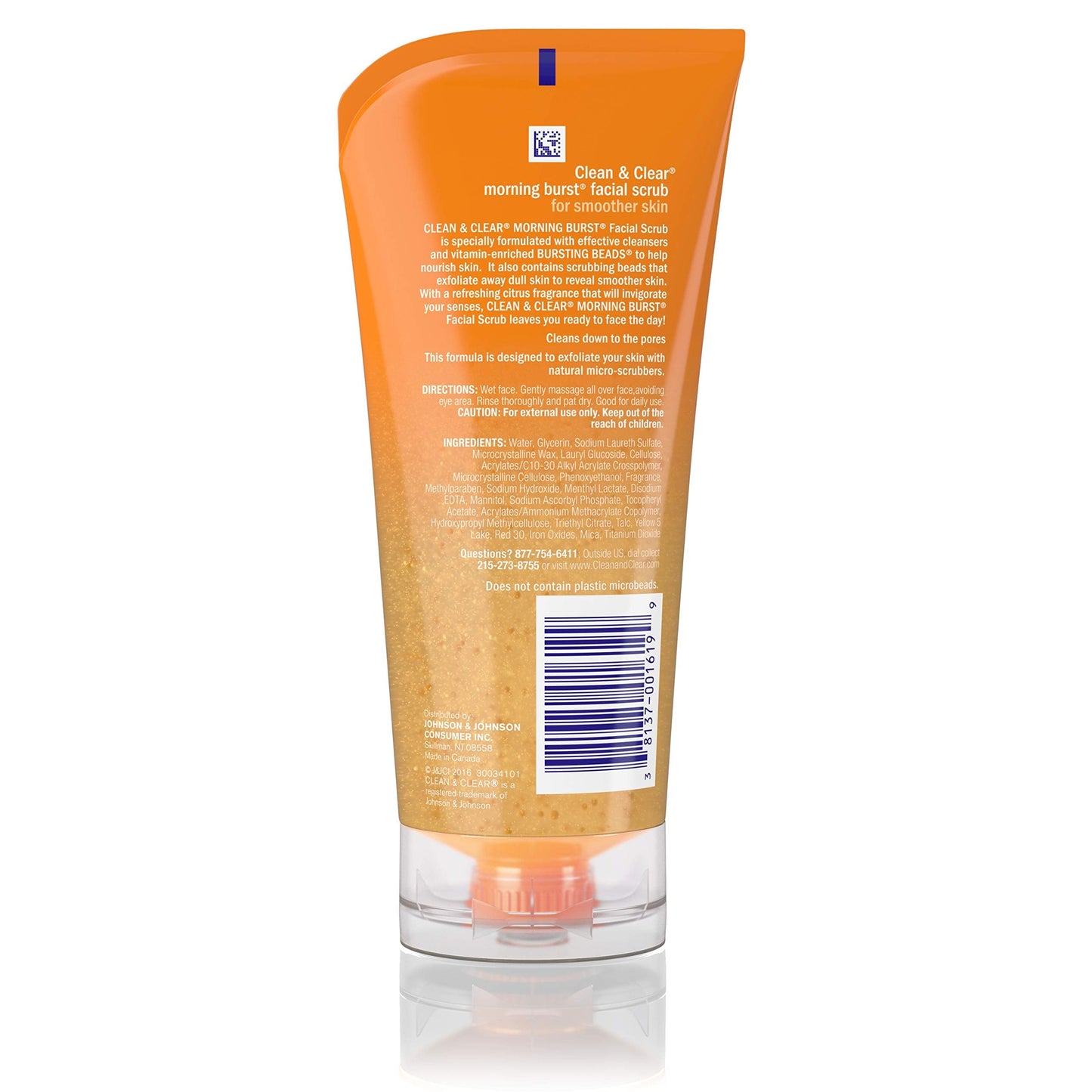 Clean & Clear Morning Burst Oil-Free Exfoliating Facial Scrub For All Skin Types, Vitamin-Enriched Daily Face Scrub to Cleanse & Exfoliate Dull Skin Beauty & Personal Care Clean & Clear