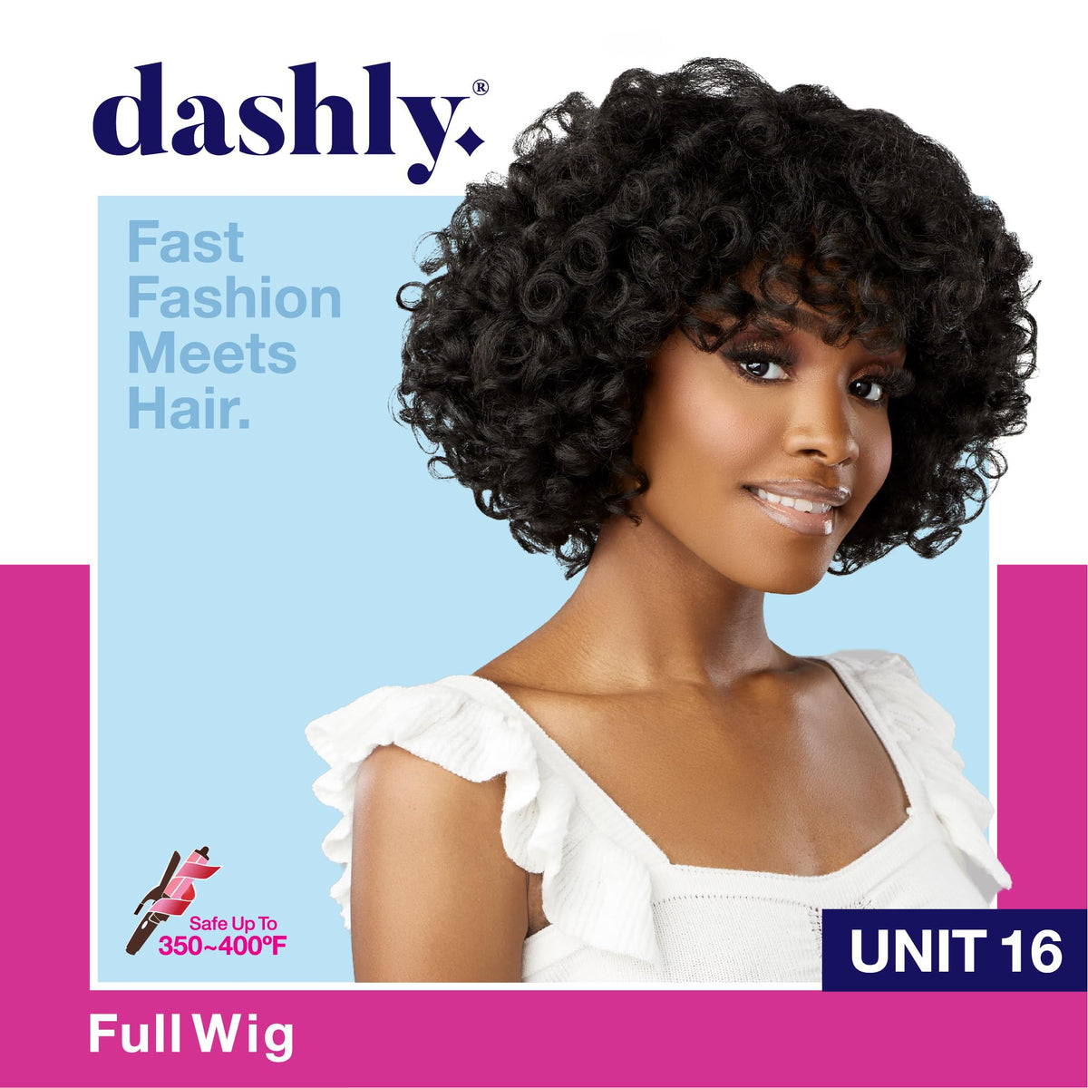Sensationnel Dashly Wig-Unit 16, 1 JETBLACK