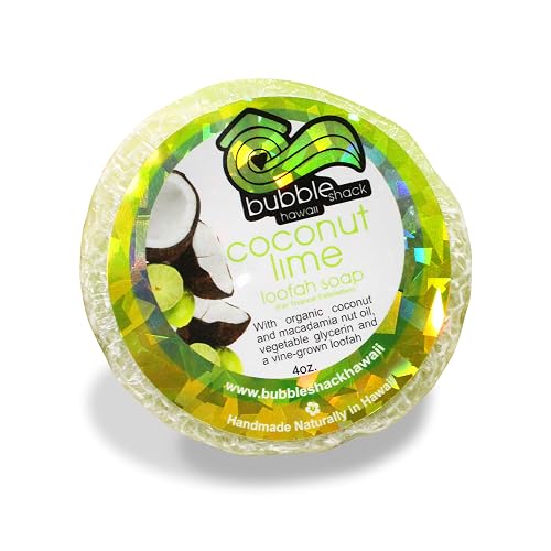Bubble Shack Hawaii Coconut Lime Loofah Soap Beauty & Personal Care Bubble Shack Hawaii
