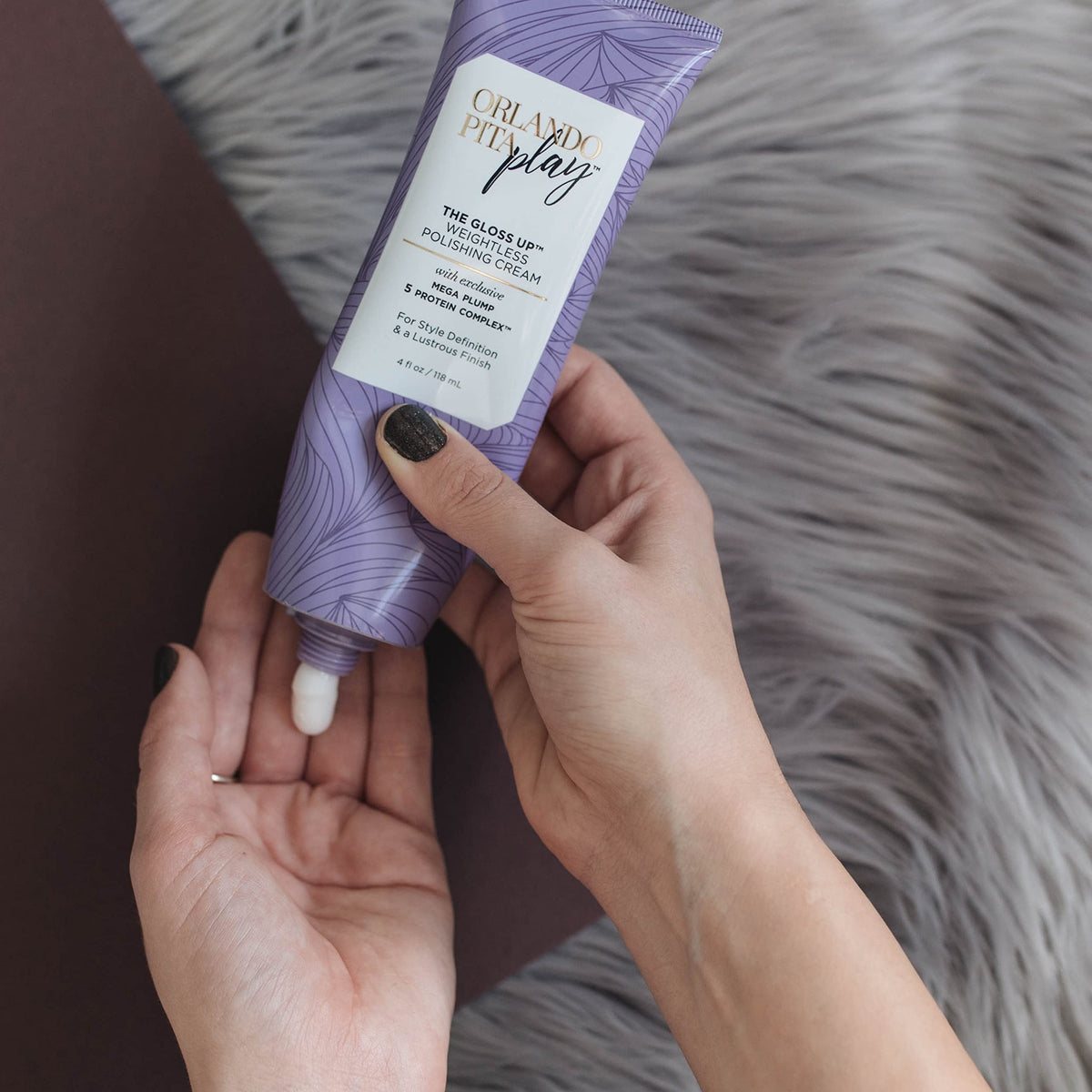 ORLANDO PITA PLAY The Gloss Up Weightless Polishing Cream, Exclusive Mega Pump 5 Protein Complex, For Style Definition & A Lustrous Finish, Restores Beauty & Personal Care OPP