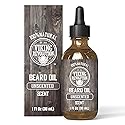 Viking Revolution Unscented Beard Oil for Men - Natural Mens Beard Oil with Argan Oil and Jojoba Oil - Beard Softener, Strengthens and Moisturizes Beauty & Personal Care Viking Revolution