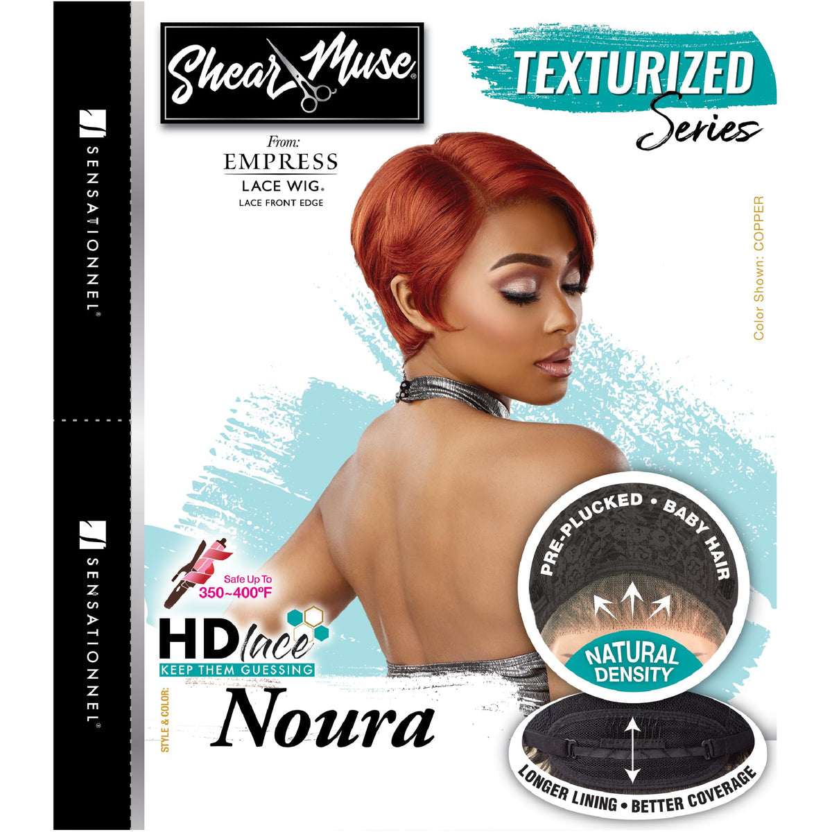 Sensationnel Shear Muse LaceWig-Noura, PLATINUMBLONDE