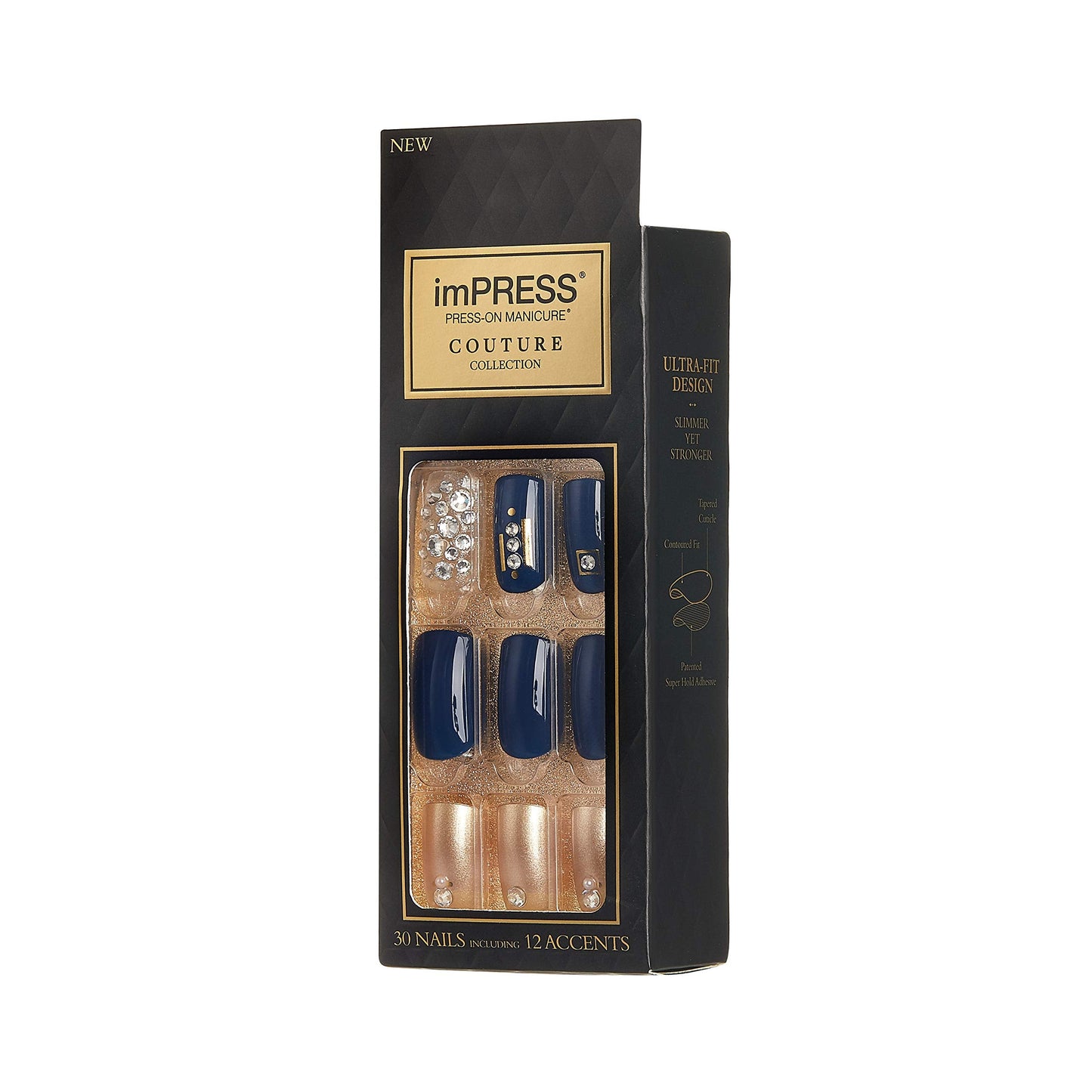 Kiss Impress Press-on Manicure One-Step Gel Nails Couture Collection - Haute (Pack of 1) Beauty & Personal Care imPRESS