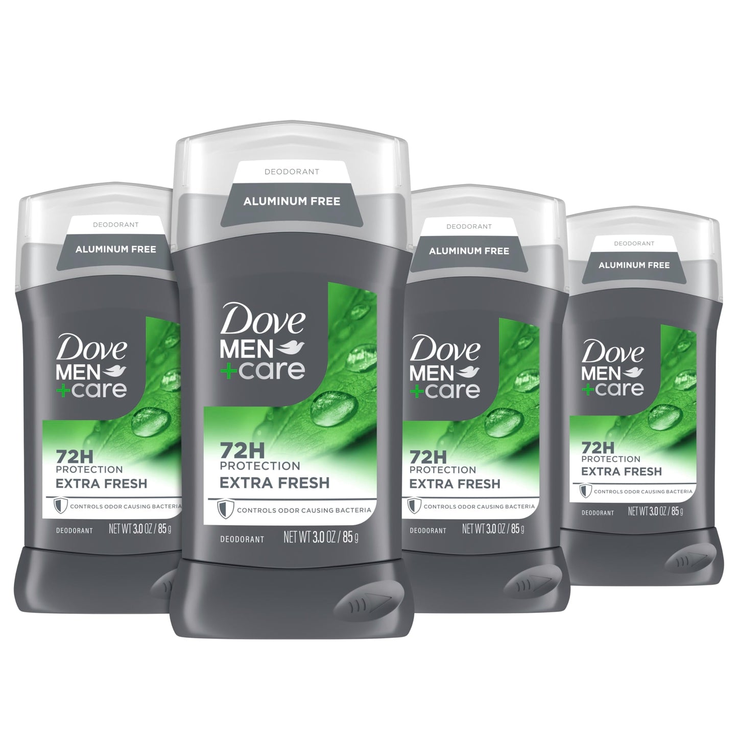 Dove Men+Care Deodorant Stick for Men 4 Count Extra Fresh Aluminum Free 72-Hour Odor Protection Mens Deodorant with 1/4 Moisturizing Cream 3 oz Beauty and Personal Care DOVE MEN + CARE