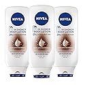 NIVEA Cocoa Butter In Shower Lotion, Water Activated In Shower Moisturizer for Dry Skin to Very Dry Skin, 13.5 FL OZ, Pack of 3 Beauty & Personal Care NIVEA