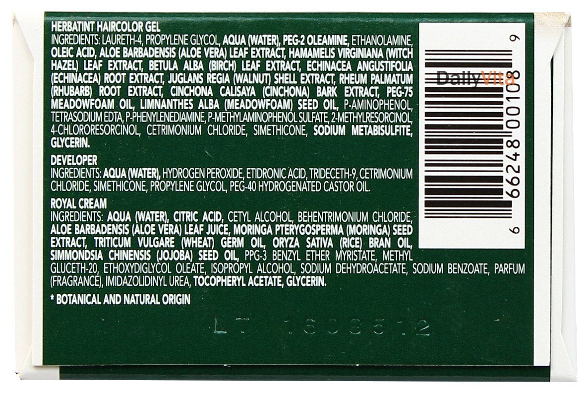 Permanent Herbal Haircolor Gel; Honey Blonde Beauty & Personal Care Herbatint