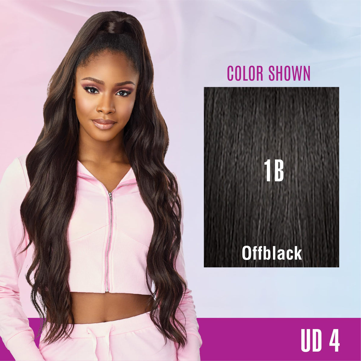 Sensationnel Instant Updown Halfwig Pony-Iud 4, 1B OFFBLACK