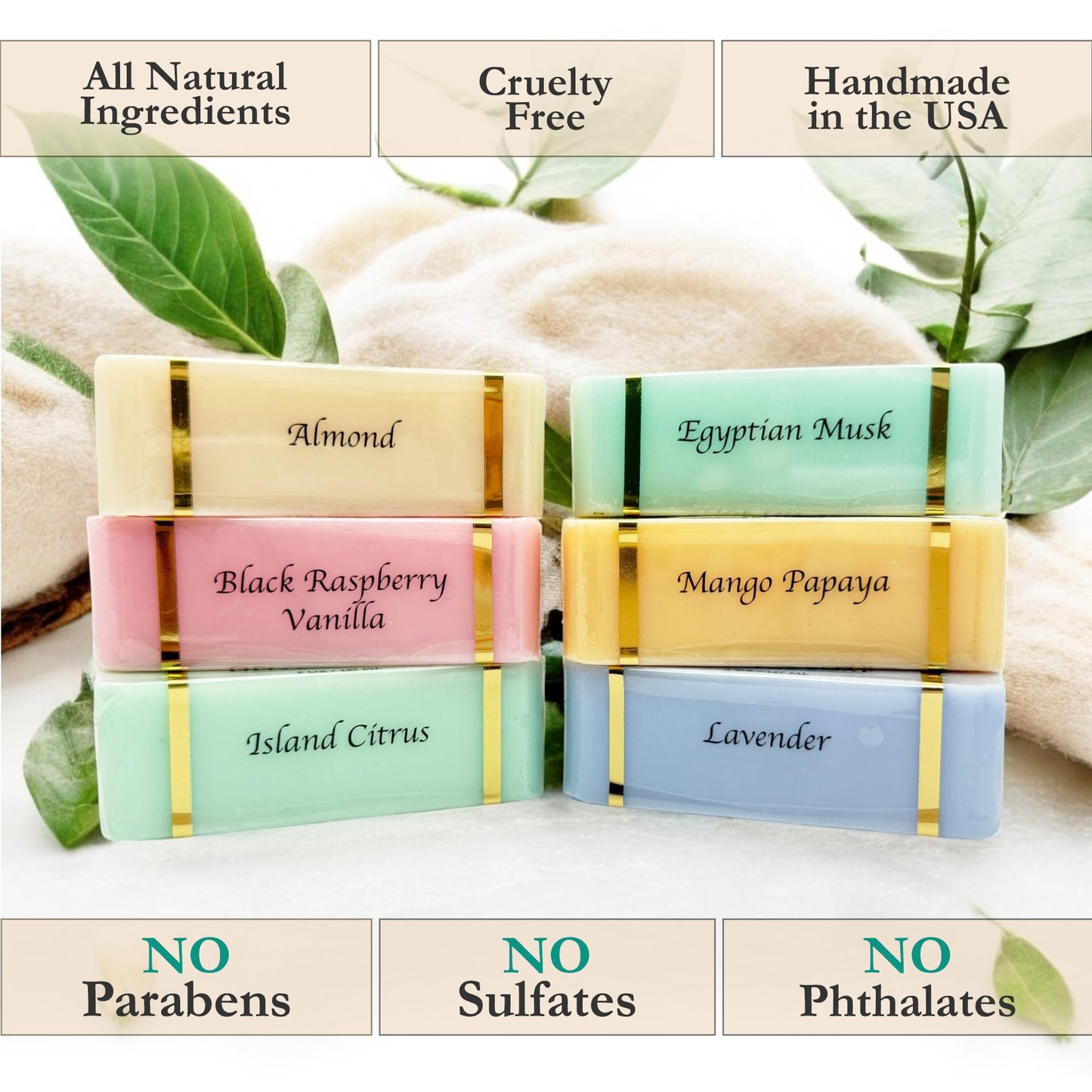 The Grecian Soap Company Goat Milk and Olive Oil Bar Soap - 6-Pack (5 Ounces Each, total 30ozs.) - Moisturizing Body Wash, Bar Soap for Bath Beauty & Personal Care The Grecian Soap Company