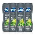 Dial Men 3 in 1 Body, Hair and Face Wash, Recharge, 16 Fl Oz (Pack of 4), Cedar Leaf Scent, Cleanses Deep + Gentle on Skin with Clean Rinse Technology Beauty & Personal Care Dial
