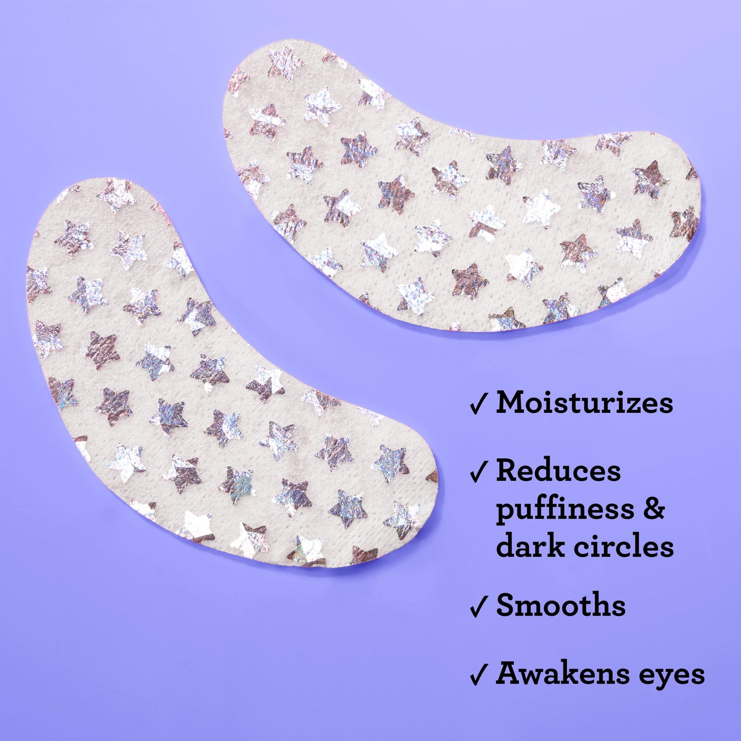 Bliss Eye Got This Holographic Foil Eye Masks - 5 Pack - Refreshing and Awakening Eyes - Reduces Puffiness and Dark Circles - Clean - Vegan Beauty & Personal Care Bliss