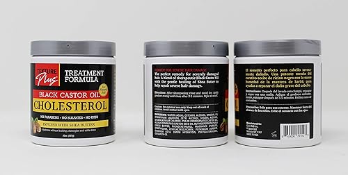 TEXTURE PLUS Black Castor Oil Cholesterol Conditioner 20oz Beauty & Personal Care TEXTURE