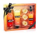 Fine Fragrance Body Mist & Body Splash Gift Set - Luxury Self-Care Combo for Women and Girls (Cherry Blossom, Strawberry, Warm Vanilla, Rose Soap) Beauty & Personal Care Freida and Joe