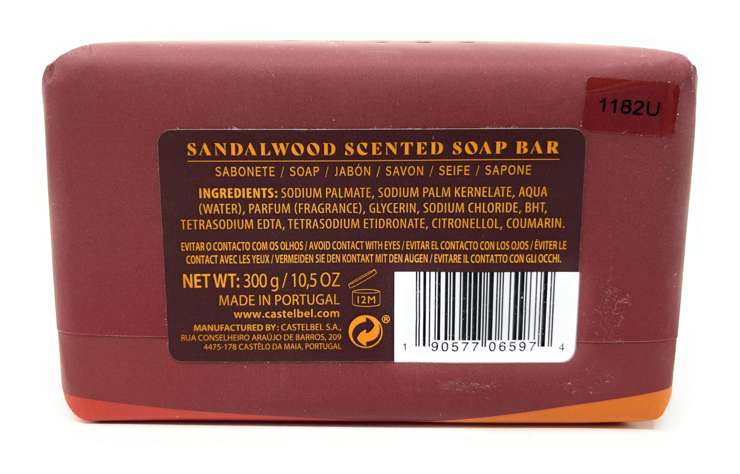 Castelbel Porto for Men Sandalwood Scented Luxury Soap, 10.5 Ounces Beauty & Personal Care Castelbel