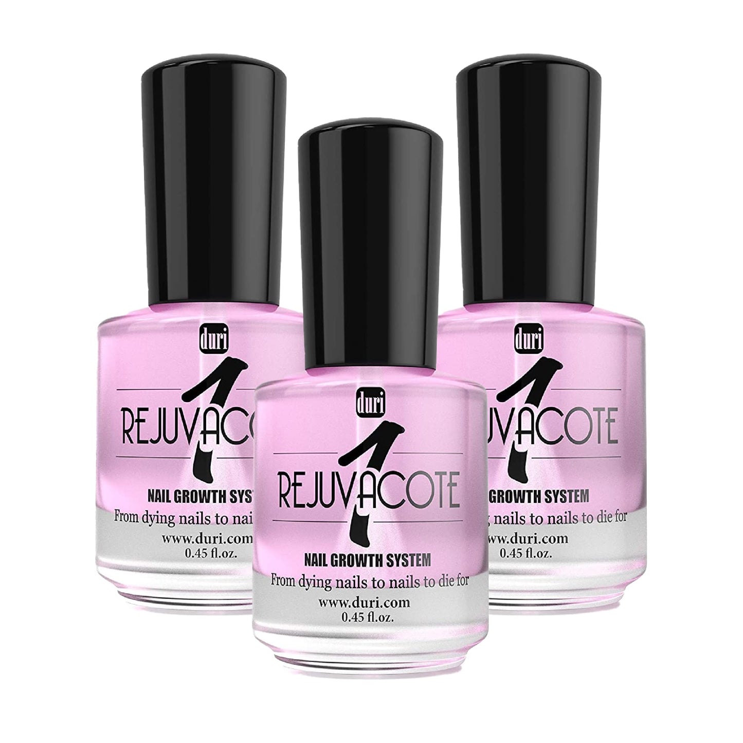 duri Rejuvacote 1 Nail Strengthener, Maximum Effect Formula, For brittle, weak, or post-damage nails (Pack of 3-0.45 fl. oz. each) Beauty & Personal Care duri