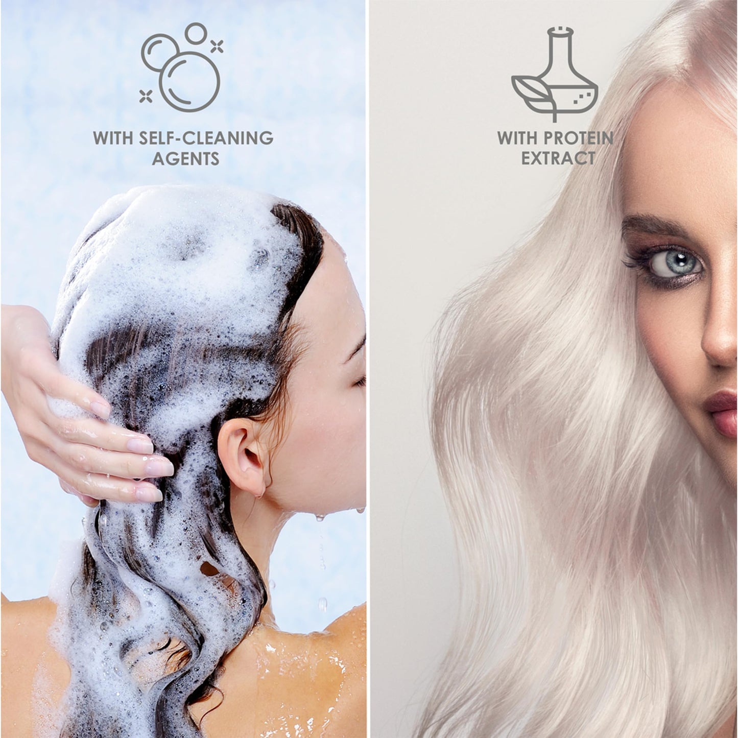 BOXY COLOR Coloring kit professional, permanent color cream hair dye with Vegetal Protein to get Hair with intense color shiny and silky. 100% Gray Beauty & Personal Care HELLAWELL PROFESSIONALS