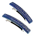 Camila Paris CP2956 French Hair Barrette Clip for Girls, Set of 2 Rubberized Metal Clasp Strong Hold Grip Hair Clips for Women, No Slip and Durable Beauty & Personal Care Camila