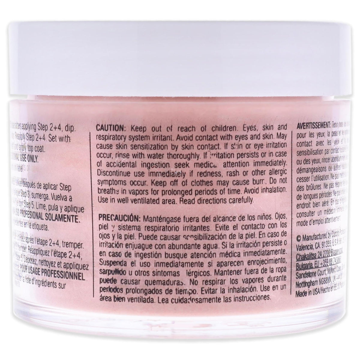 Cuccio Colour Powder Nail Polish - Lacquer For Manicure And Pedicure - Highly Pigmented Powder That Is Finely Milled - Durable Finish With A Flawless