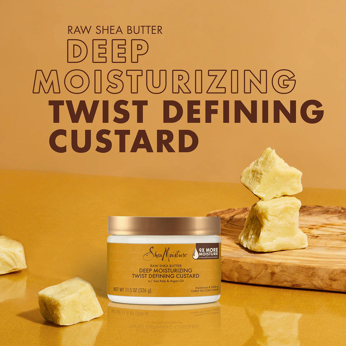 SheaMoisture Raw Shea Butter Deep Moisturizing Twist Defining Custard To Moisturize and Define Your Curls 11.5 oz Beauty & Personal Care SheaMoisture