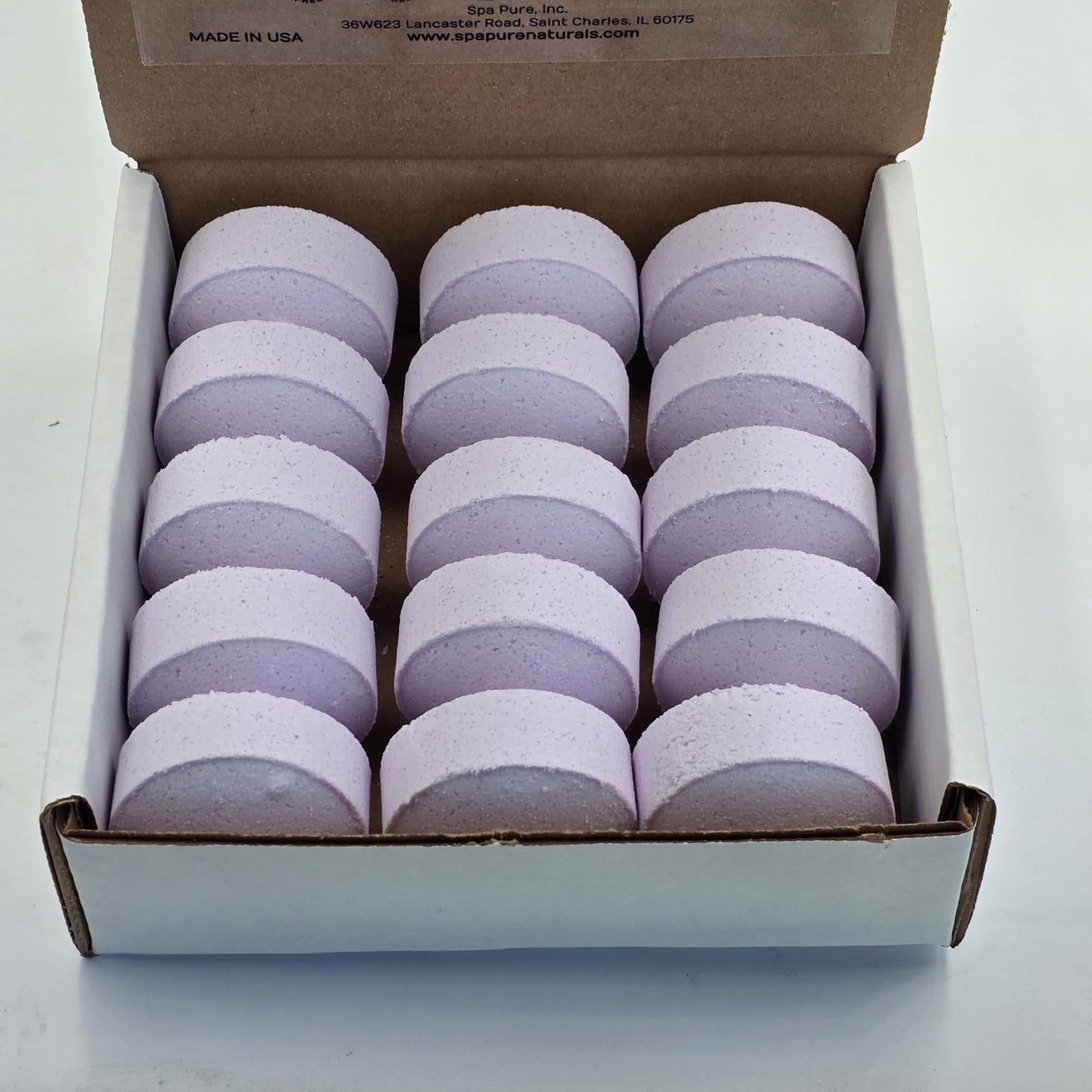 Lavender Shower Steamers, 15 Count, (Larger Than Leading Brand), Essential Oils, Mesh Bag (15 Count) Pack of 1 Beauty and Personal Care Spa Pure