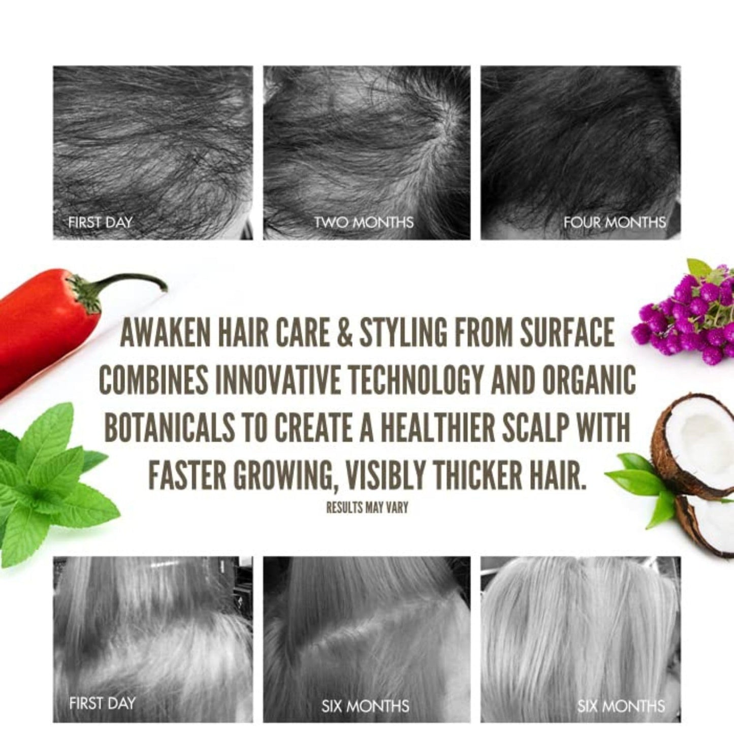 SURFACE Hair - Awaken Thickening Spray, Pre-Style Conditioning and Protection, 4 Fl. Oz. Beauty & Personal Care SURFACE