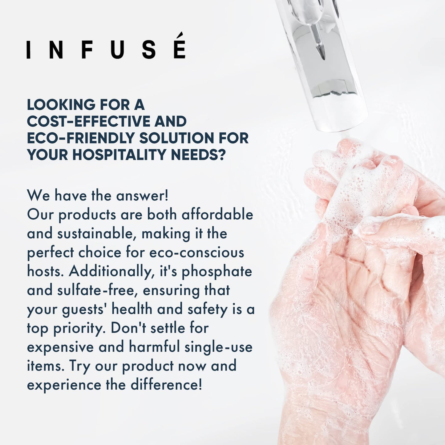 Infuse Hotel Hand & Body Wash | 1 Gallon | For Hospitality & Vacation Rentals to Refill Dispensers | (4 Gallons) Beauty & Personal Care INFUSÉ