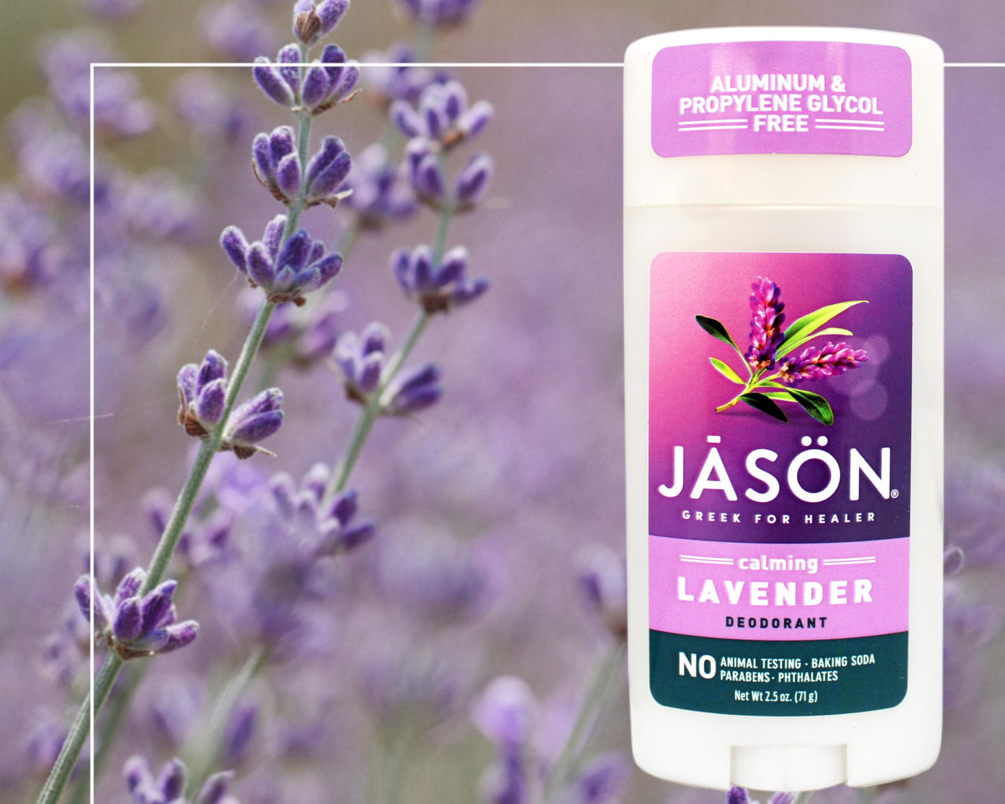 JASON Calming Lavender Deodorant Stick, 2.5 Ounce Sticks (Pack of 3) Beauty and Personal Care JASON