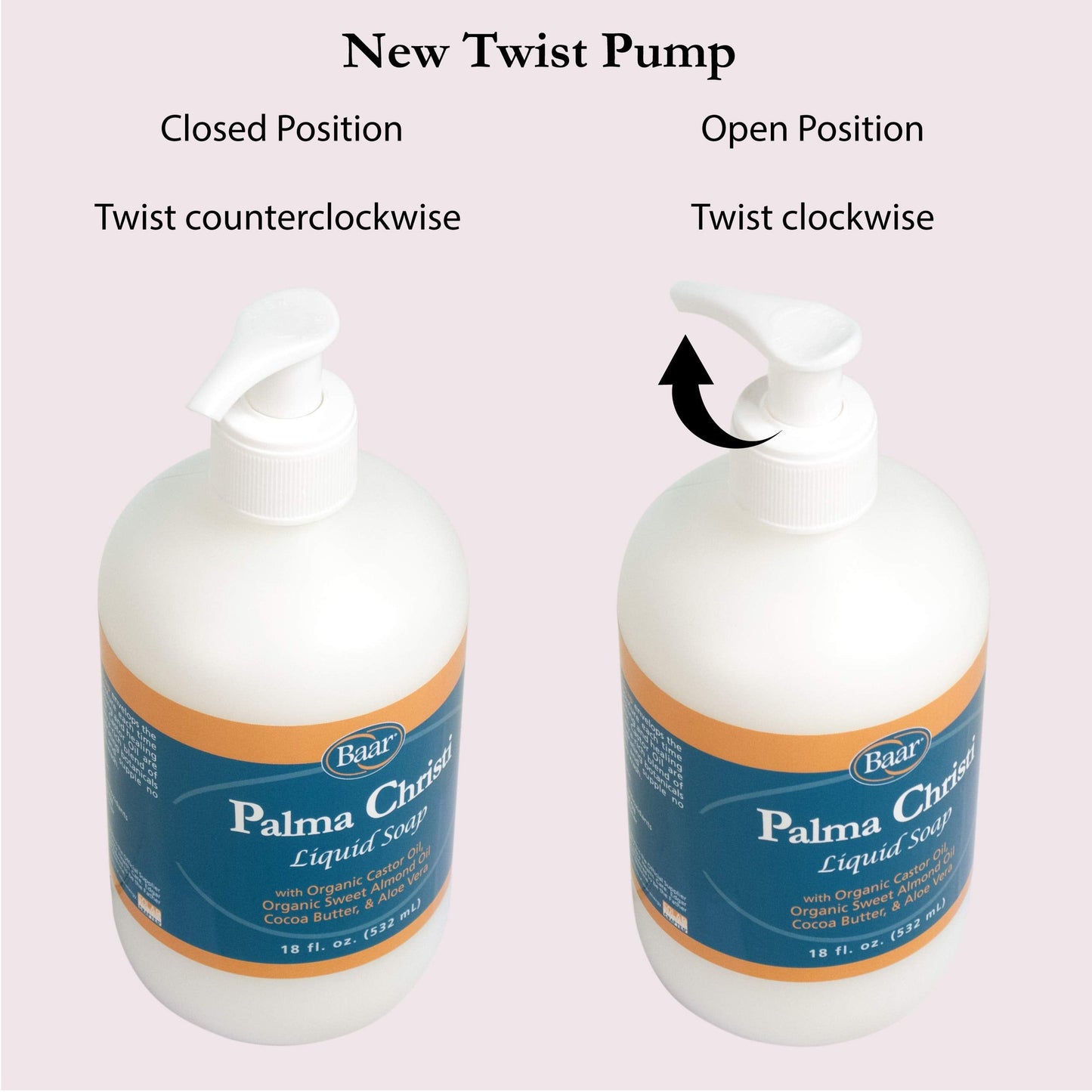 Baar Palma Christi Liquid Soap, 18 oz. Beauty & Personal Care Baar