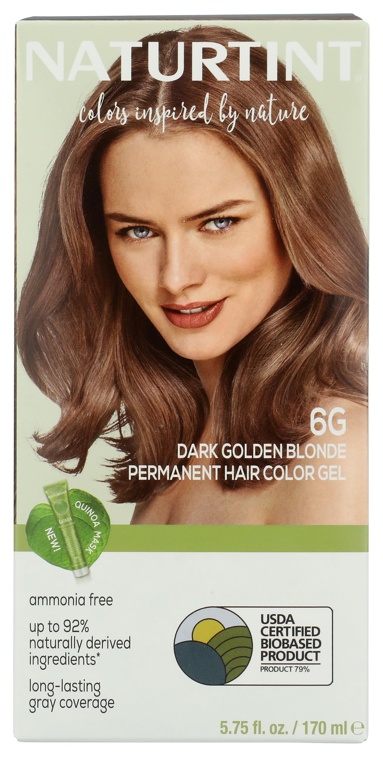 Naturtint, Hair Color Permanent Dark Golden Blonde 6G, 5.6 Fl Oz Beauty & Personal Care Naturtint