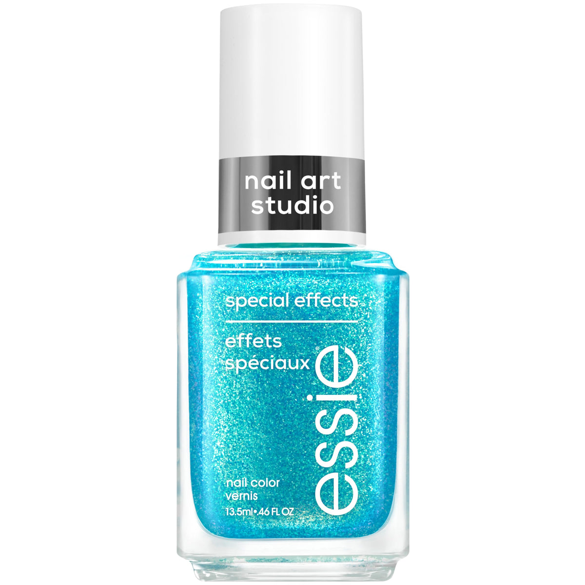 essie Nail Art Studio Special Effects Polish, Pearl, Vegan, Blue Nail Polish, Frosted Fantasy, 0.46 Fl Oz