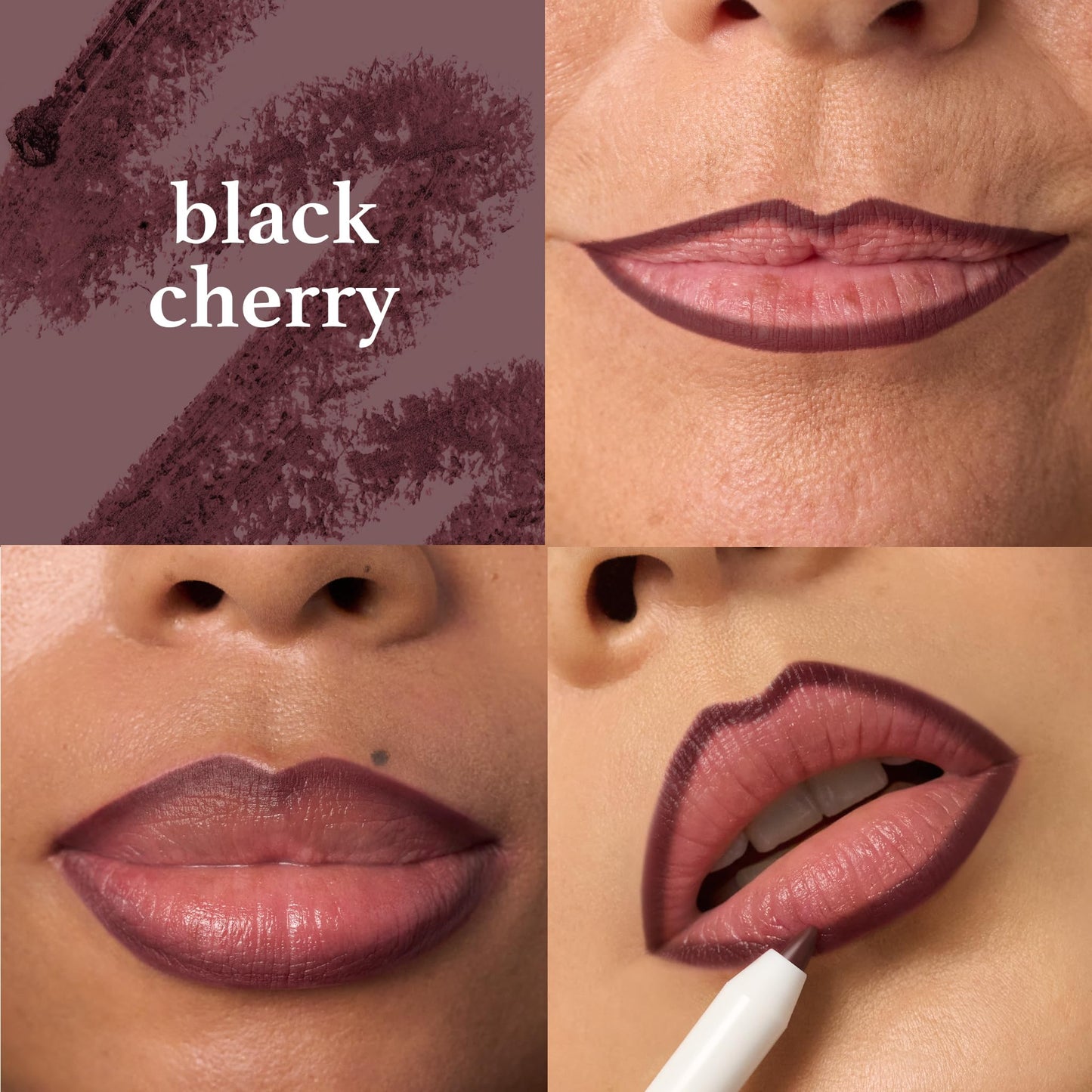 Julep With a Trace Retractable Creamy Long-Lasting Lip Liner, Black Cherry Beauty & Personal Care Julep