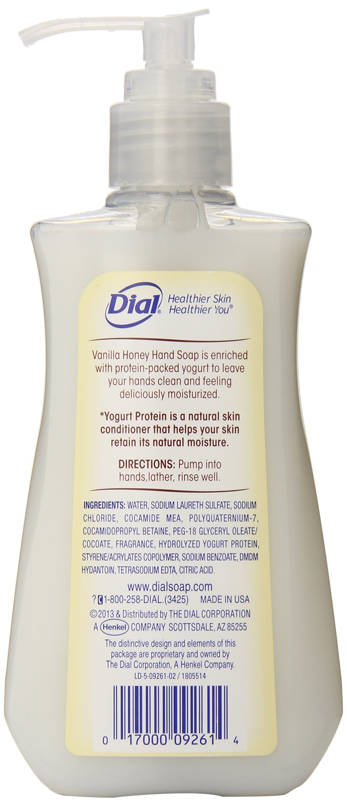 Dial, Liquid Hand Soap Vanilla Honey 7.50 Ounce Beauty & Personal Care Dial