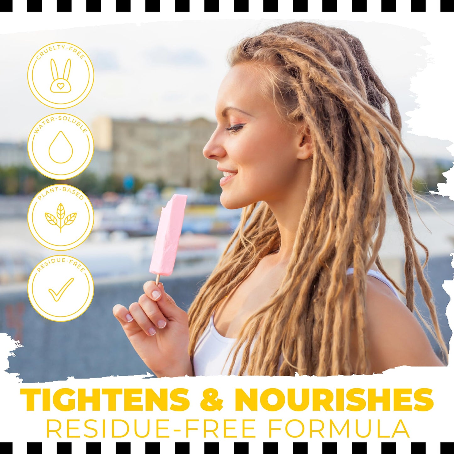 Dollylocks Texture Serum | No Flake Frizz-free Styling | Plant-Based Residue-Free Vegan | Locs, Curls, Braids, Dreadlocks | Nag Champa | 4oz Beauty & Personal Care Dollylocks