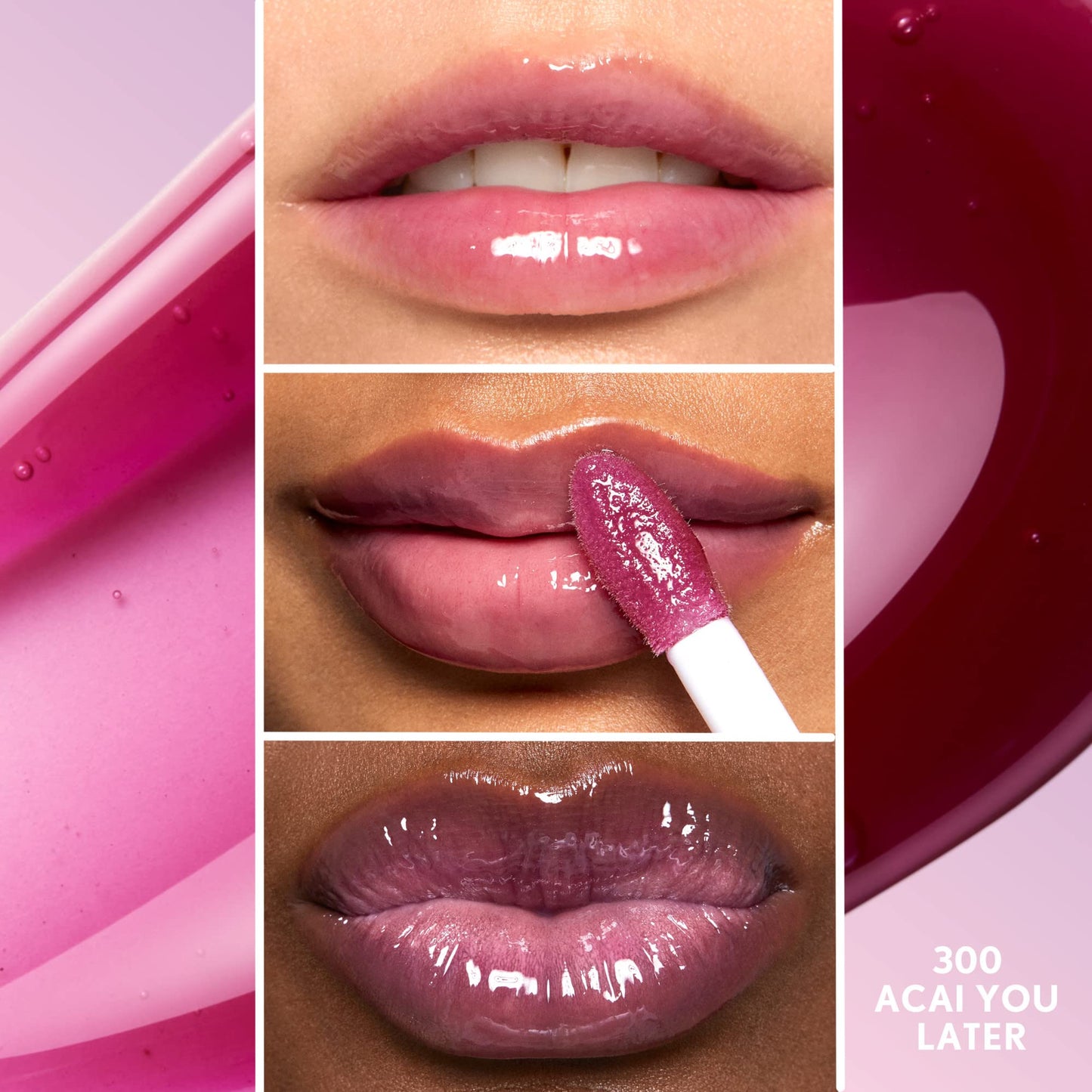 COVERGIRL Clean Fresh Yummy Lip Gloss, Sheer, Natural Scents, Vegan Formula - 300 Acai You Later, 0.33 fl oz Beauty and Personal Care COVERGIRL