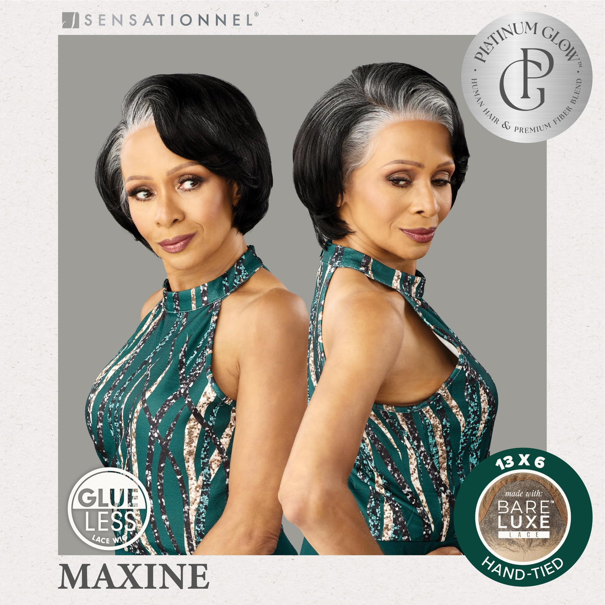 Sensationnel Platinum Glow 13x6 Wig-Maxine, LUXEBLONDE