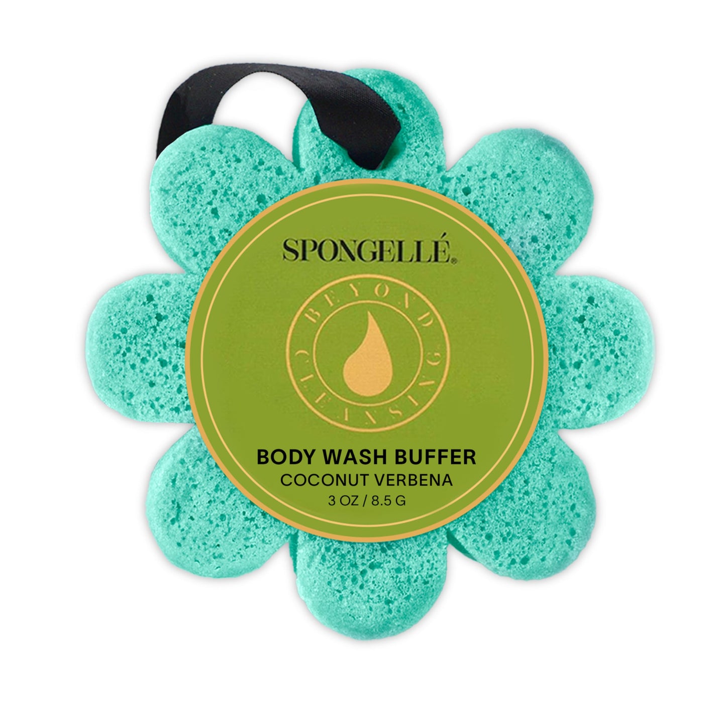 Spongelle Coconut Verbena Wild Flower Buffer Body Scrubber | Bath & Shower Loofah for Women | Exfoliator with Body Wash Infused Sponge | 14+ uses Beauty & Personal Care SPONGELLÉ