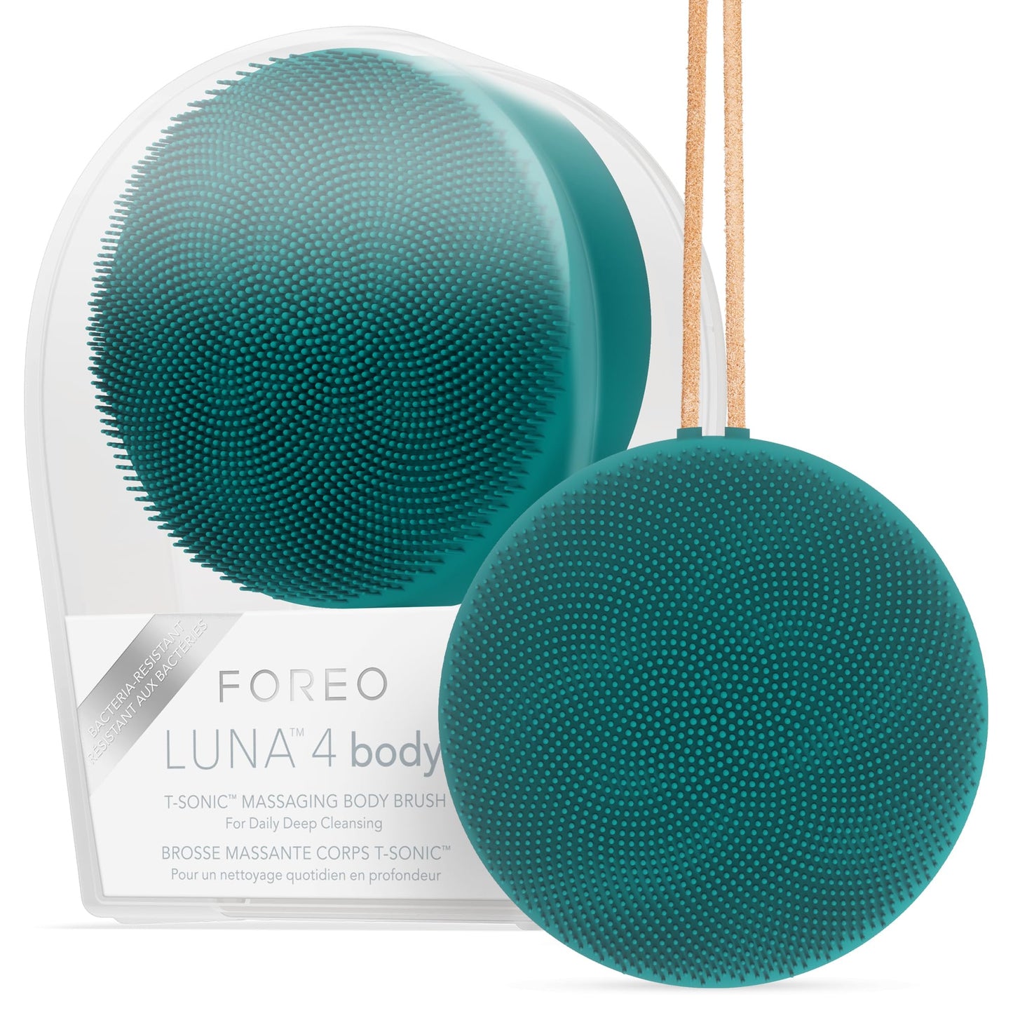 FOREO LUNA 4 body- Body Brush- Whole Body Skin Care- Exfoliating Body Scrubber- Enhances Absorption of Lotion Actives- Premium Lymphatic Drainage Beauty and Personal Care FOREO