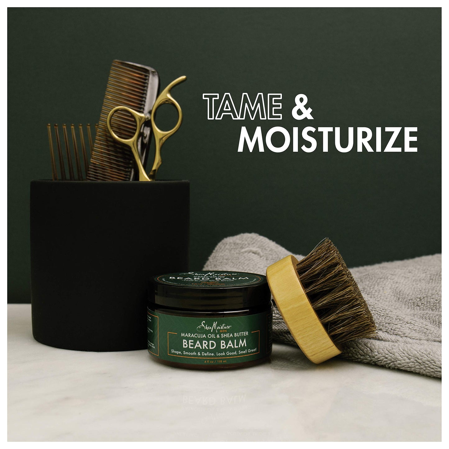 Sheamoisture Beard Balm for a Full Beard Maracuja Oil and Shea Butter to Soften and Shine Beards 4 oz Beauty & Personal Care Shea Moisture