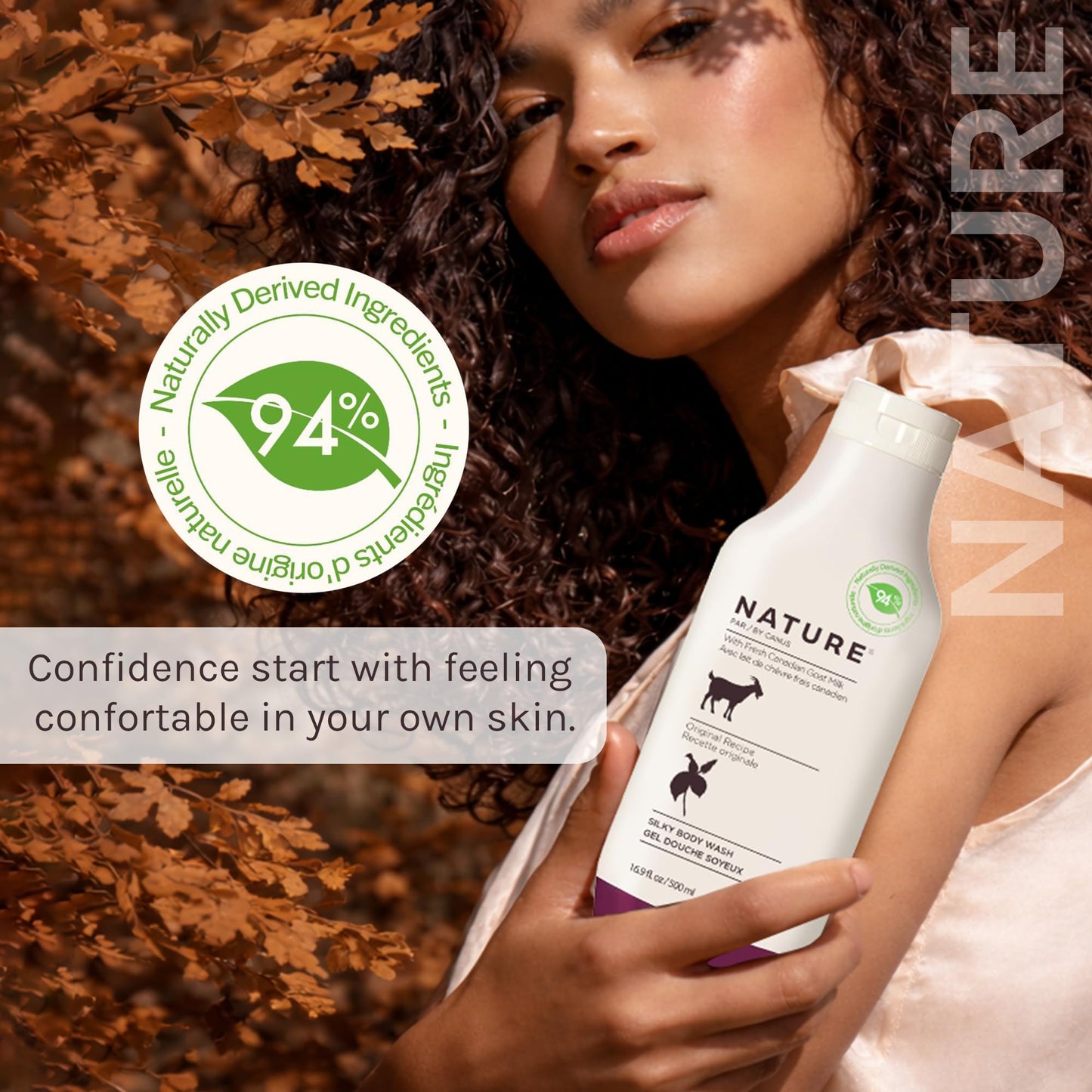 Nature by Canus Goat Milk Body Wash for Sensitive Skin, 16.9 Fl Oz, natural cleanser with fresh goat milk, fatty acids, vitamins A and B Beauty & Personal Care Nature by Canus