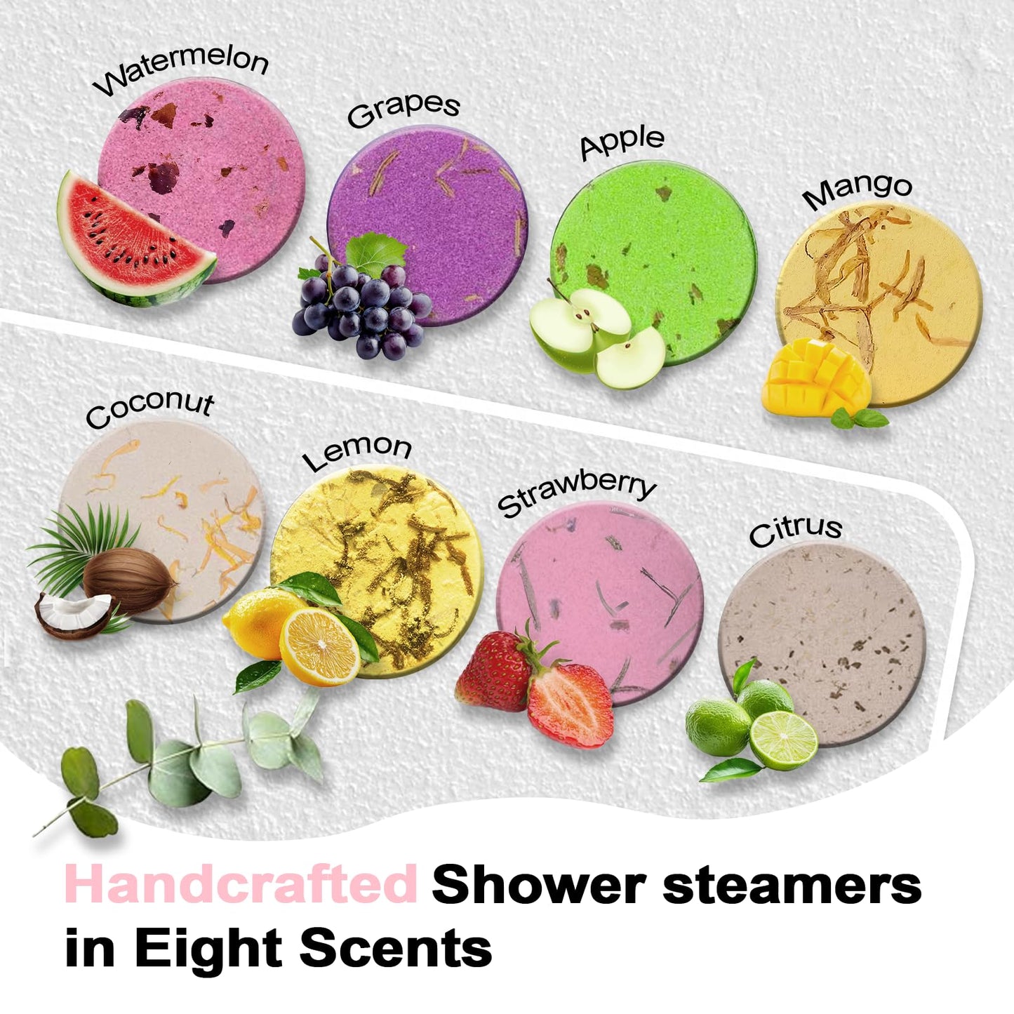 SWCANDY Shower Steamers Aromatherapy Teen Girl Gifts Trendy Stuff Travel Essentials for Women 8 Pcs Natural Essential Oils, Stress Relief Relaxation Beauty and Personal Care SWCANDY