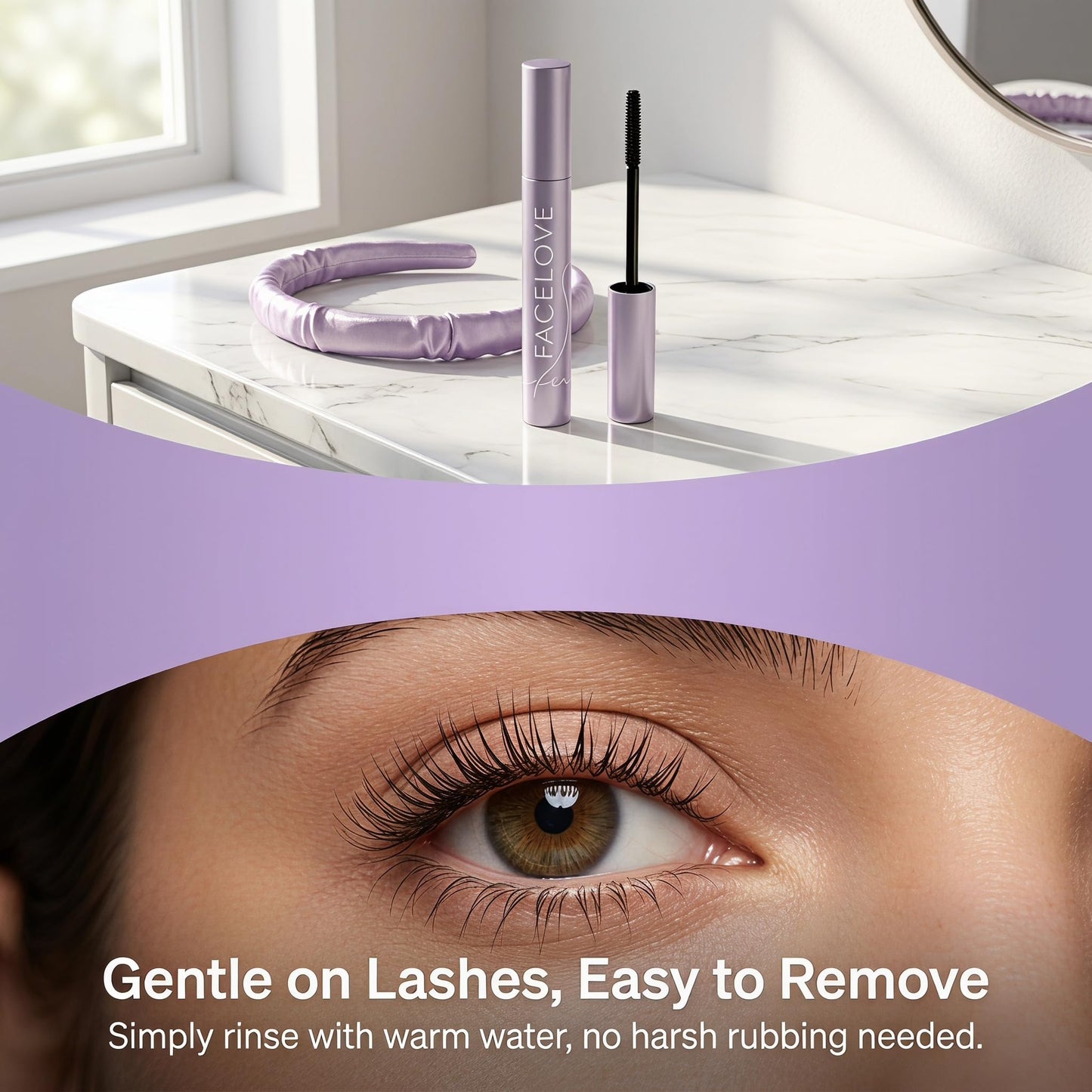 Facelove Mascara, Everlove Mascara For Older Women, Makes Eyelashes Thicker And Longer (1PC) Beauty and Personal Care AEXZR