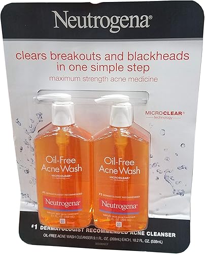 Neutrogena Oil Free Acne Wash, 18.2 Ounce Beauty & Personal Care Neutrogena